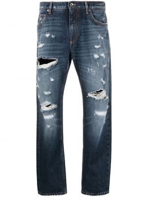 Lav midje jeans med normal passform Dolce & Gabbana blå