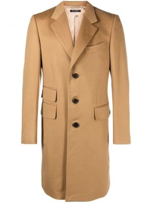 Kašmírový kabát Tom Ford hnědý