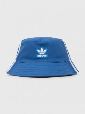 Bombažni klobuk Adidas Originals modra