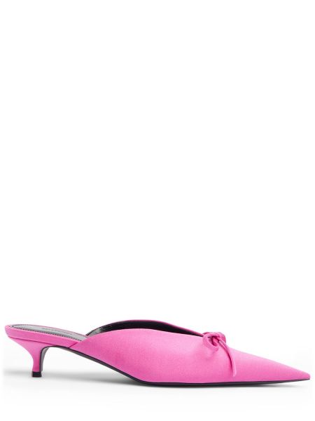 Pantolette mit schleife Balenciaga pink