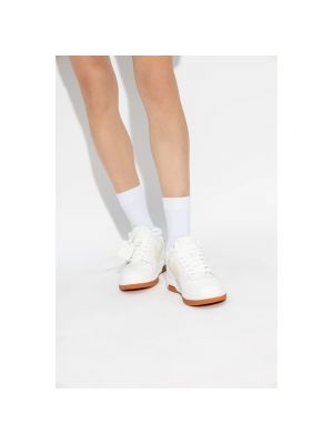 Sneakers di pelle Off-white bianco