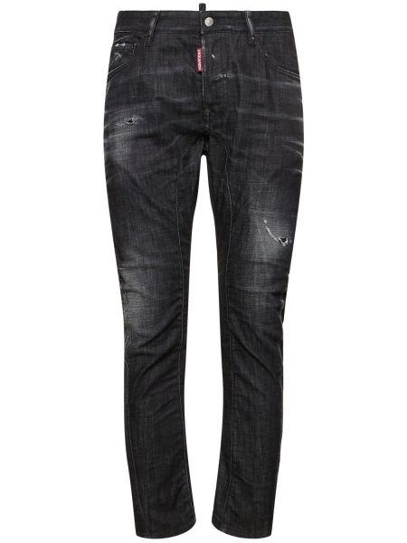 Jeans i bomull Dsquared2 svart