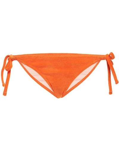 Bikini Solid & Striped - pomarańczowy