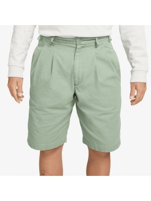 Плиссированные шорты чинос Nike зеленые