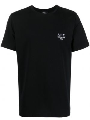 T-shirt ricamato A.p.c.
