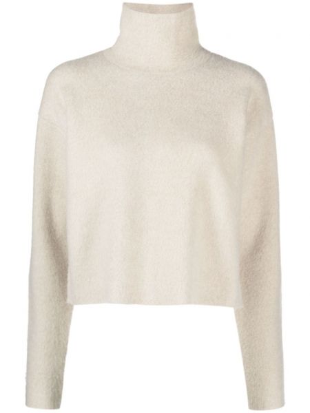 Merinowolle woll pullover The Row beige
