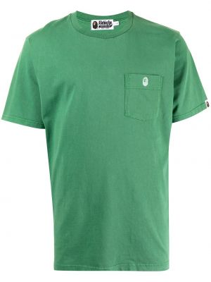 Camiseta con bolsillos A Bathing Ape® verde