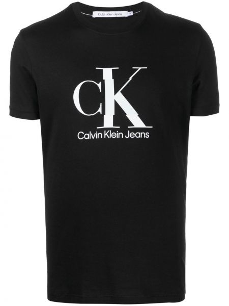 T-shirt Calvin Klein svart