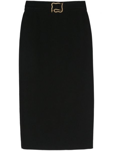 Slange mønster pencil skirt Just Cavalli sort