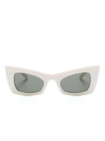 Класически слънчеви очила Saint Laurent Eyewear бяло