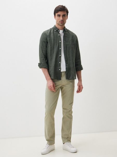 Прямые джинсы Mossmore зеленые