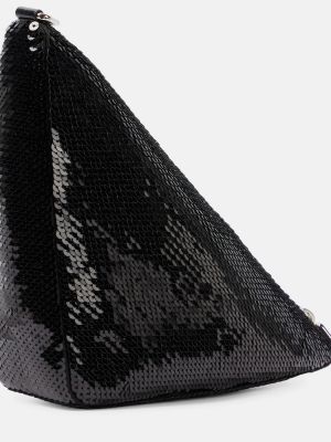 Flitrovaná kabelka Prada čierna
