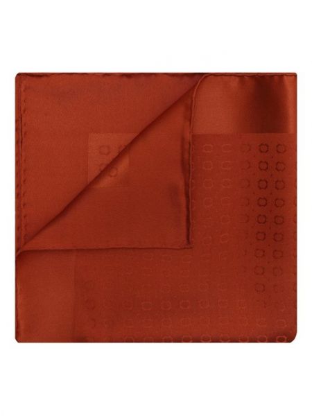 Шелковый платок Stefano Ricci оранжевый