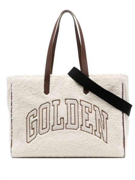 Fleece shopper handtasche Golden Goose