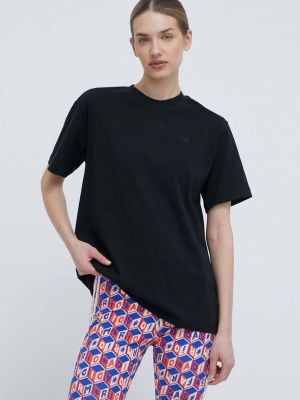 Černé bavlněné tričko New Balance