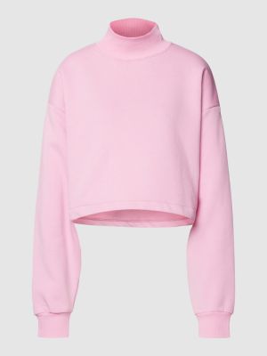 Różowa bluza sportowa ze stójką Edited