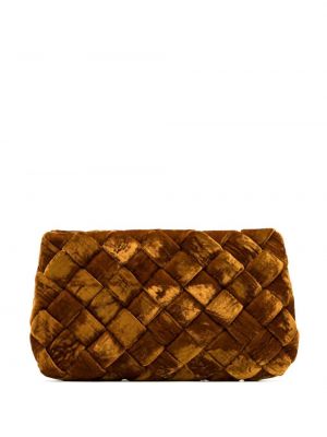 Fløyel clutch Loeffler Randall brun