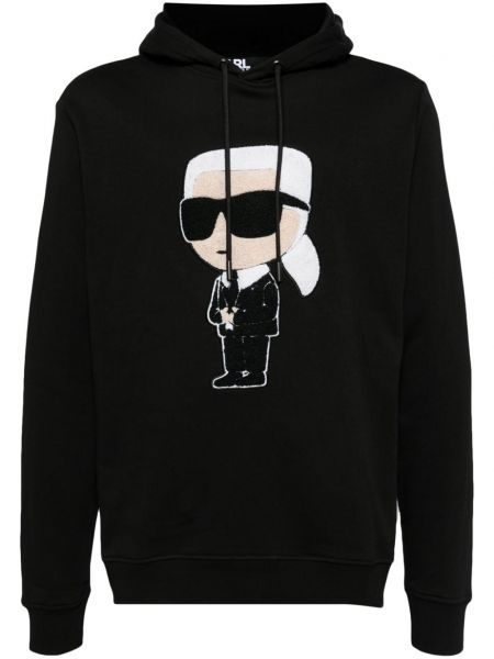 Hoodie Karl Lagerfeld siyah