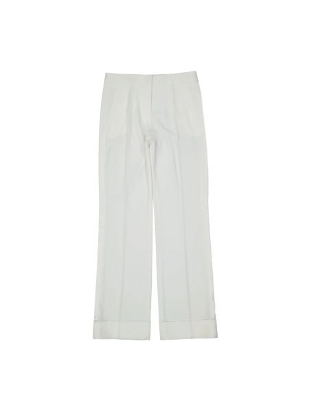 Białe spodnie relaxed fit Blanca Vita