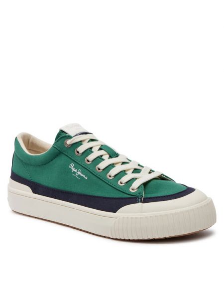 Sneakers Pepe Jeans πράσινο