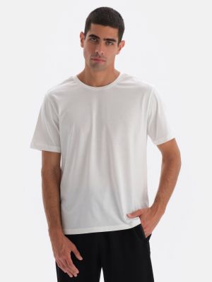 Памучна тениска Dagi бяло