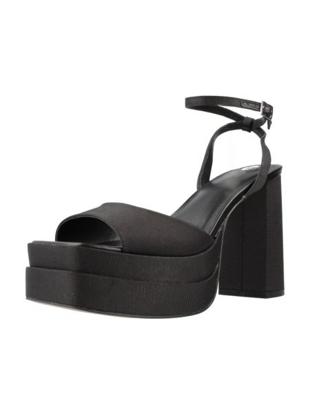 Sandale mit absatz mit hohem absatz La Strada schwarz