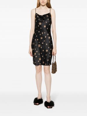 Křišťálové šaty s hvězdami Camilla černé