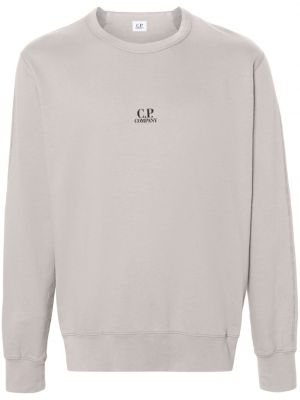 Sweatshirt aus baumwoll mit print C.p. Company grau