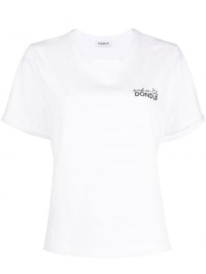 T-shirt mit print Dondup weiß