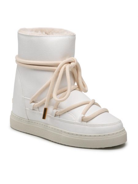 Škornji za sneg s polno peto Inuikii bela