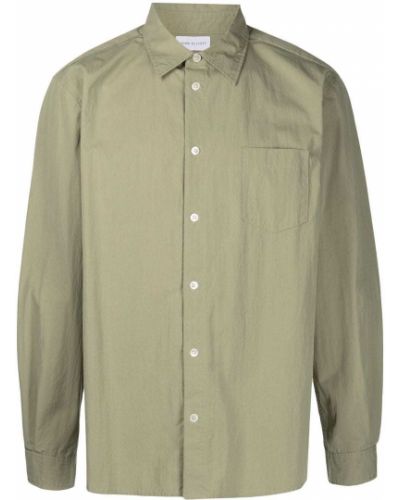Camisa con botones manga larga John Elliott verde