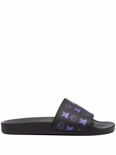 Trykt flip-flops Mcm svart