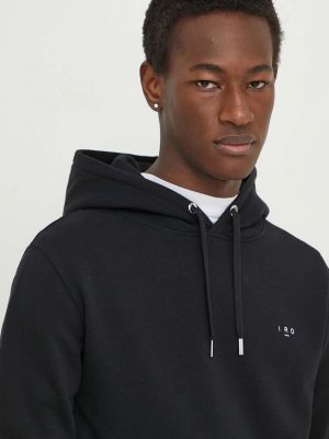Pamučna hoodie s kapuljačom Iro crna