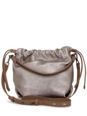 Crossbody väska Brunello Cucinelli grå