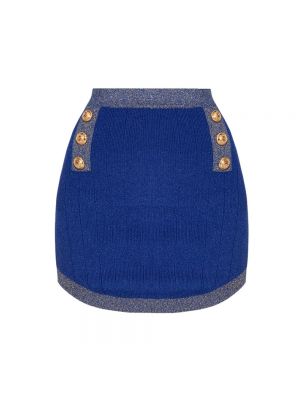Mini spódniczka Balmain - Niebieski