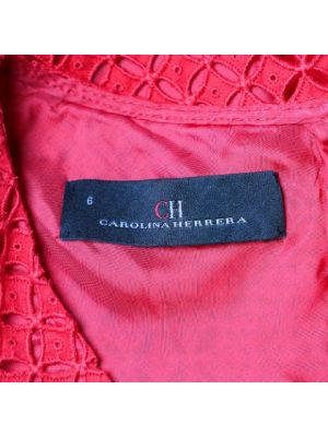 Vestido Carolina Herrera Pre-owned rojo