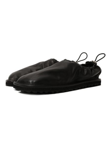 Кожаные туфли Dries Van Noten черные