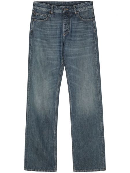 Low waist straight jeans Bottega Veneta blau