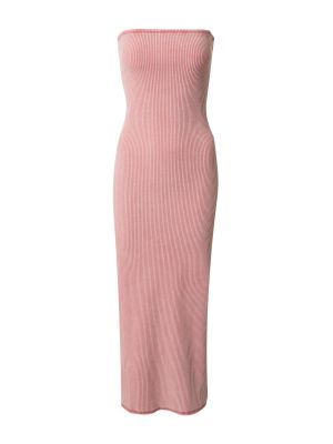 Μάξι φόρεμα Weekday ροζ
