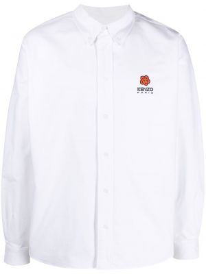 Φλοράλ πουκάμισο Kenzo λευκό