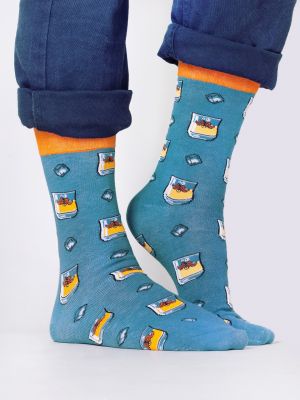 Бавовняні шкарпетки Yoclub сині