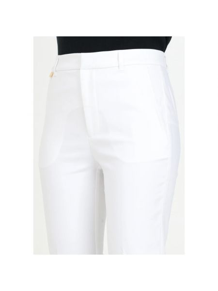 Pantalones slim fit de algodón Ralph Lauren blanco
