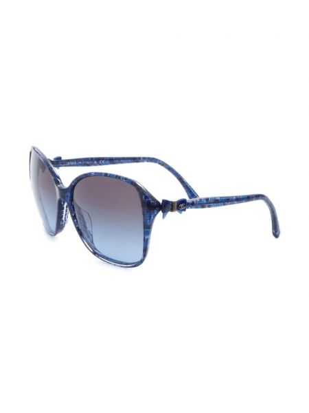 Oversize saulesbrilles ar banti Chanel Pre-owned