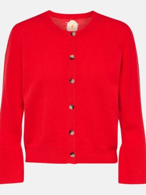 Cardigan di lana di cachemire Jardin Des Orangers rosso