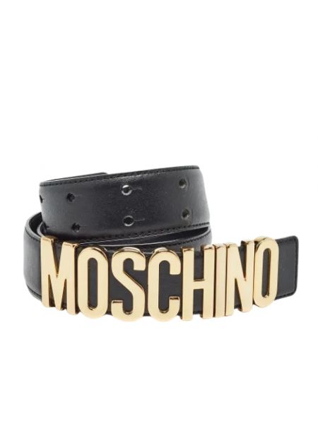 Leder gürtel Moschino Pre-owned schwarz