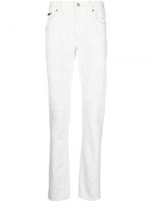 Straight leg jeans Roberto Cavalli bianco