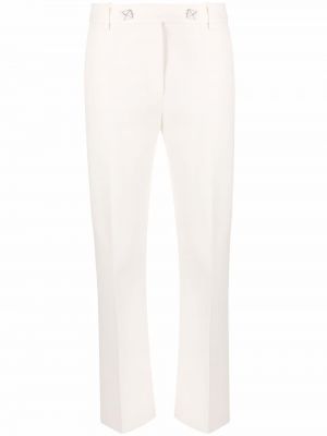 Egyenes szárú nadrág Valentino fehér