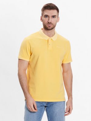 Polo marškinėliai Pepe Jeans geltona
