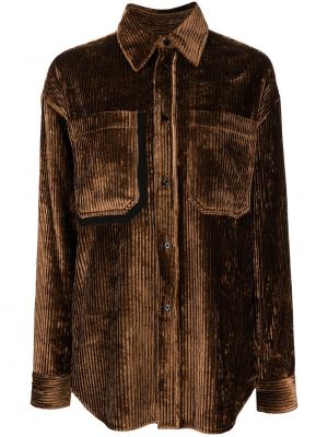 Koszula sztruksowa Colville, brązowy