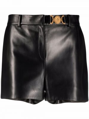 Leder shorts Versace